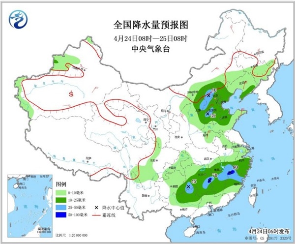 北方阴雨降温登场 今天京津冀将现明显降水