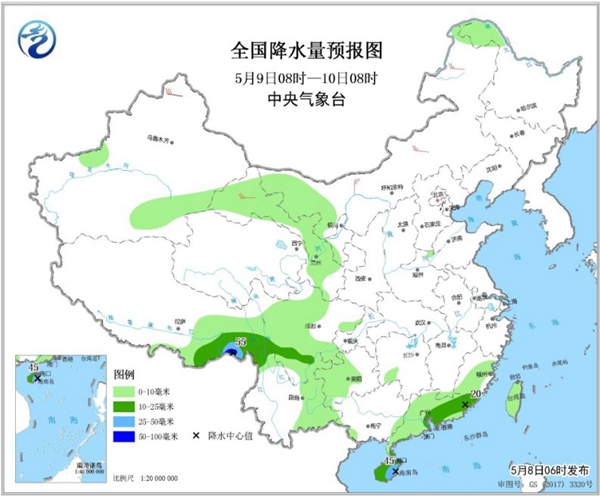 冷空氣要撤啦！今日全國降水整體弱 華南仍有強對流