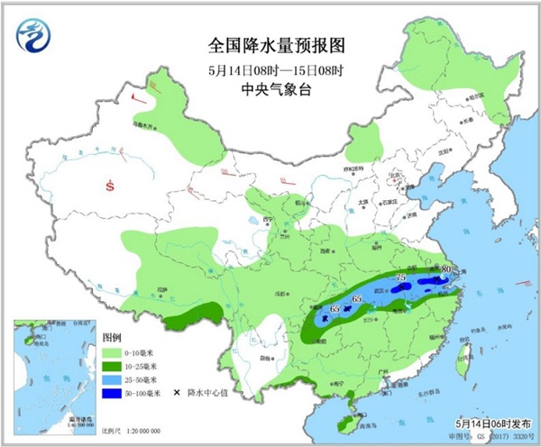 南方強降雨再起 華北黃淮氣溫將創新高