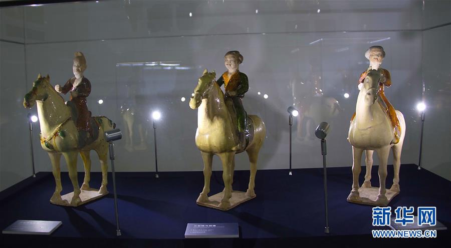 (XHDW·图文互动)(1)唐定远将军安菩夫妇墓出土文物特展亮相塔什干