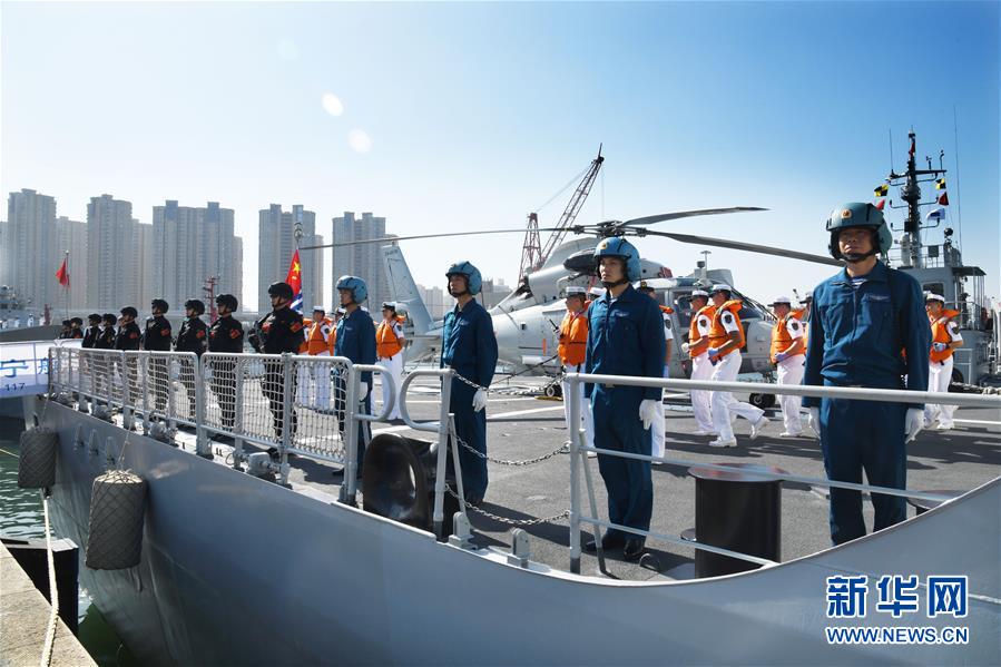 （图文互动）（1）中国海军第33批护航编队起航赴亚丁湾