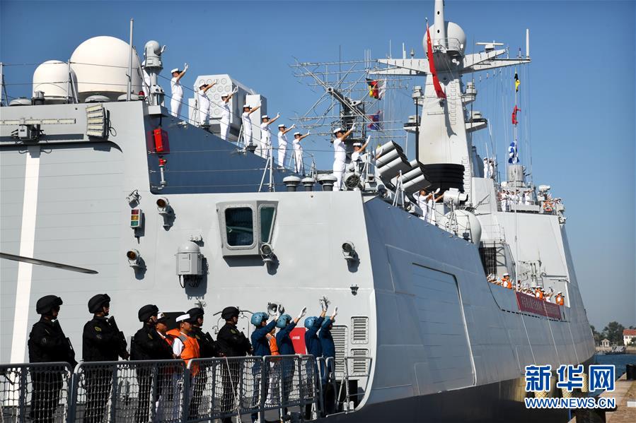 （图文互动）（2）中国海军第33批护航编队起航赴亚丁湾