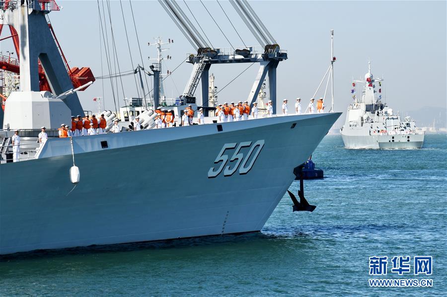 （图文互动）（6）中国海军第33批护航编队起航赴亚丁湾