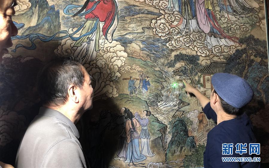 （圖文互動）（2）國家重點文保單位天津天後宮大型壁畫《天後聖跡圖》修復完畢