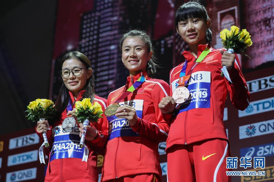 （新华全媒头条·图文互动）（1）多哈田径世锦赛闪耀“中国红”