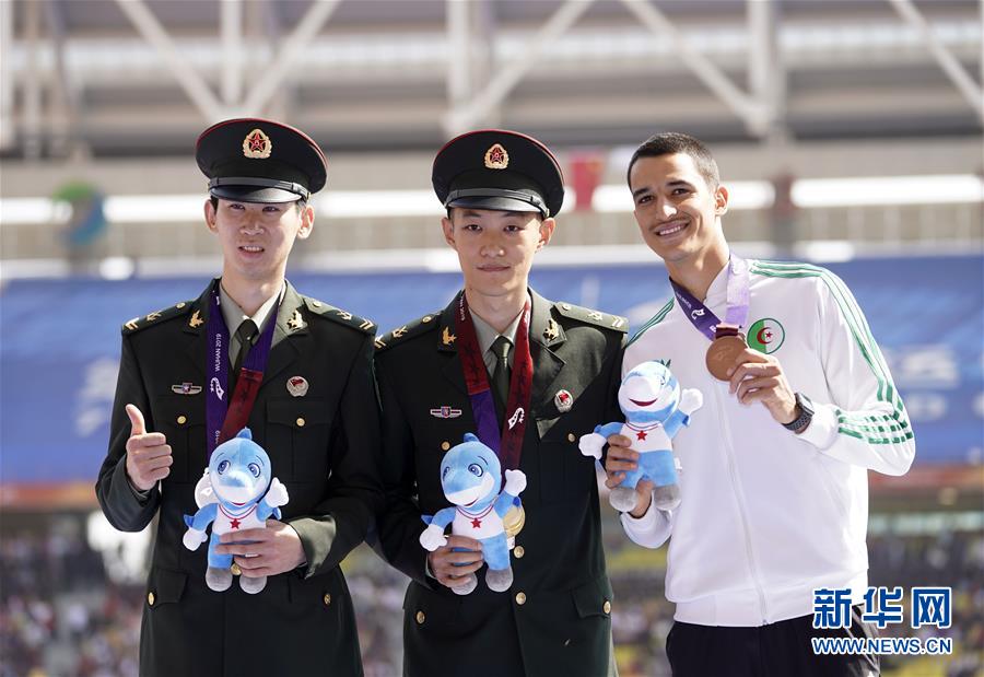 （军运会）（4）田径&mdash;&mdash;中国选手包揽男子跳远冠亚军