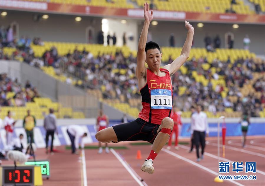 （军运会）（9）田径&mdash;&mdash;中国选手包揽男子跳远冠亚军