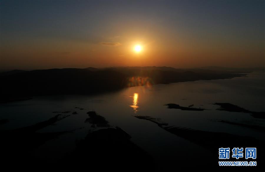 （环境）（9）俯瞰河南淅川丹江口水库库区