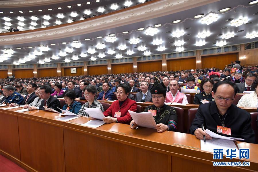 （两会·政协开幕·XHDW）（6）全国政协十三届二次会议在京开幕