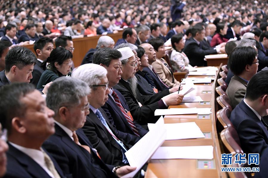 （两会·政协开幕·XHDW）（15）全国政协十三届二次会议在京开幕