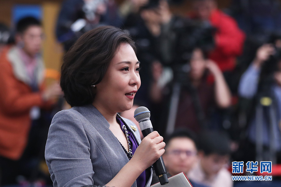 中国国际电视台CGTN记者提问