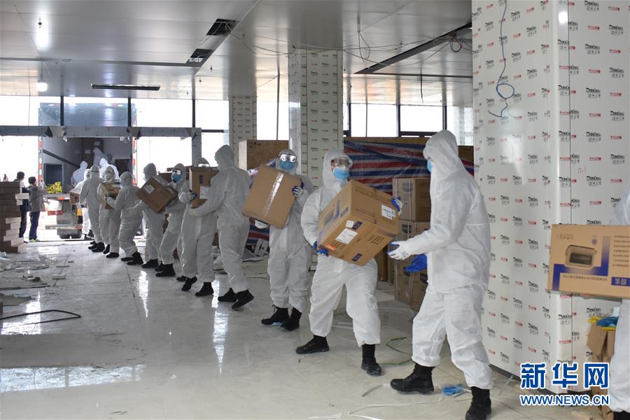 (聚焦疫情防控·图文互动)(2)武警官兵全力奋战疫情防控一线