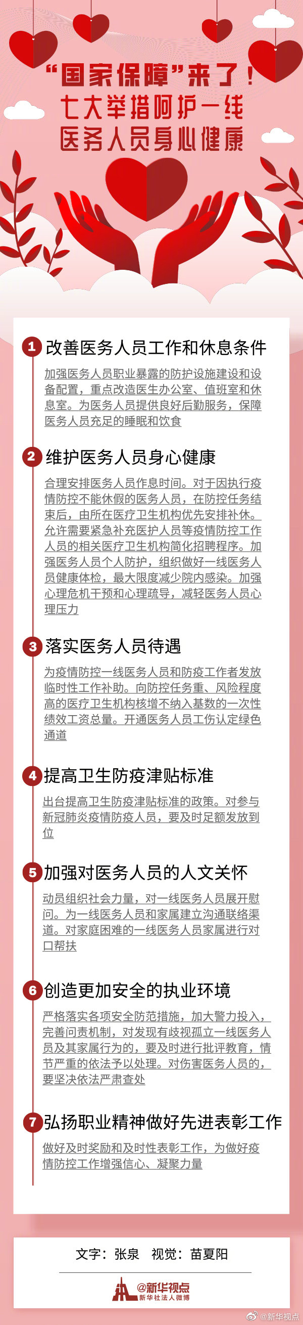 国务院联防联控机制：七大举措给战“疫”一线医务人员有力保障