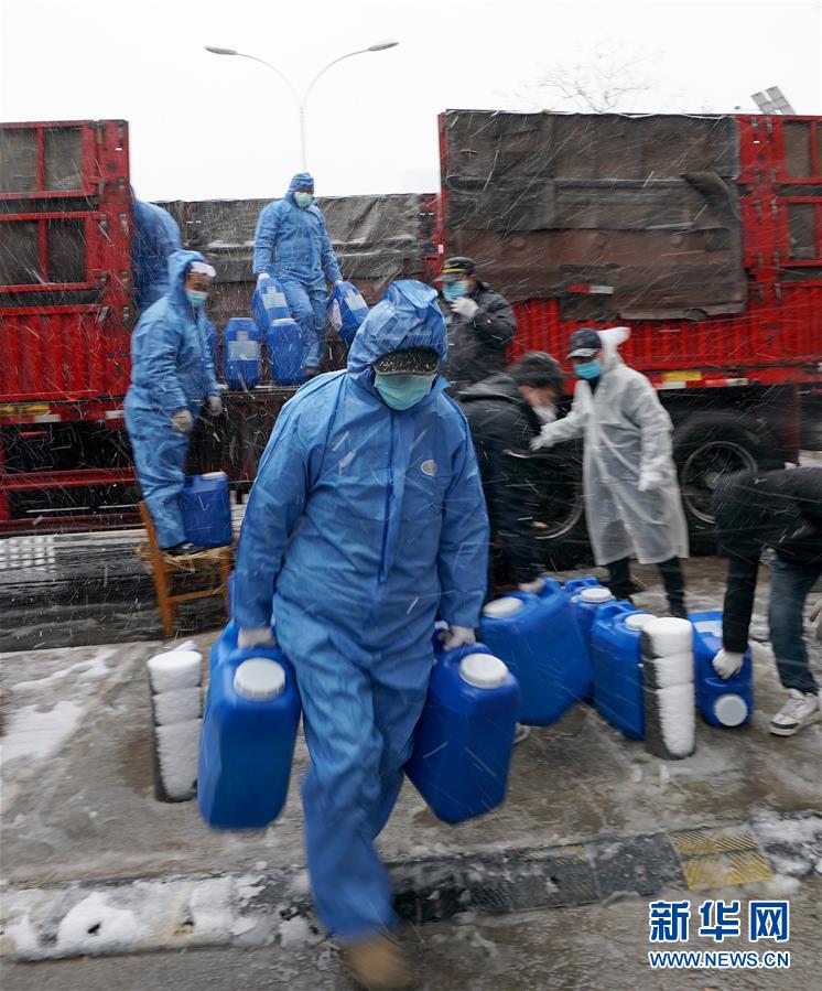 (聚焦疫情防控)(1)武汉迎来雨雪降温天气