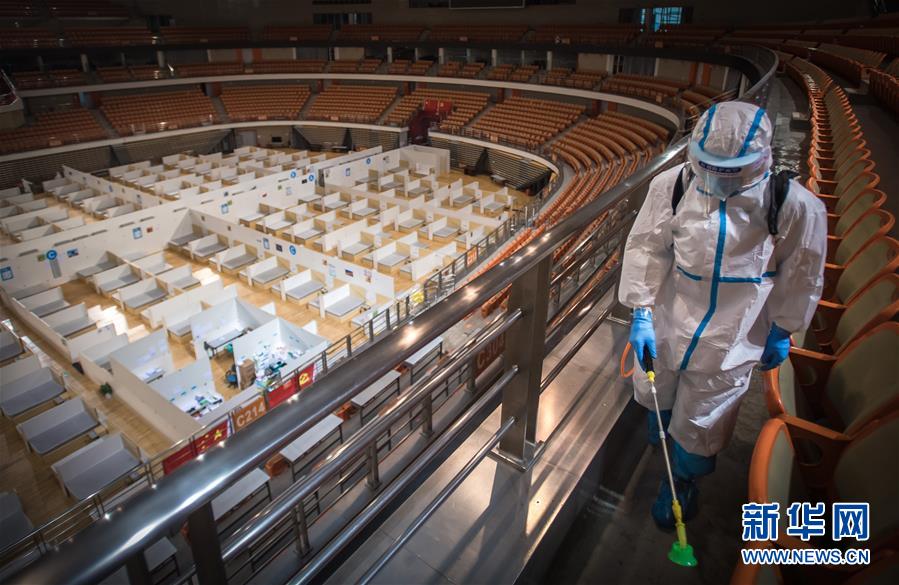 （聚焦疫情防控）（4）武汉体育中心方舱医院休舱