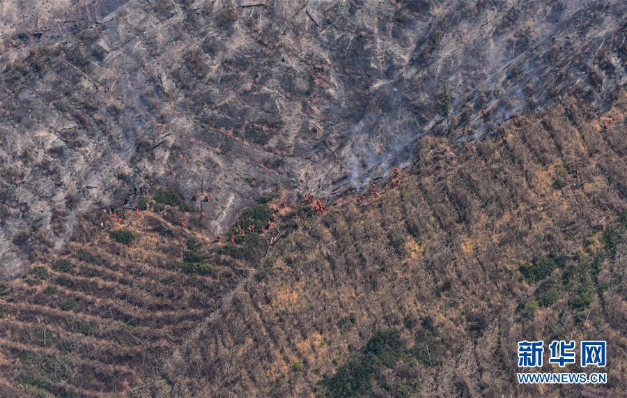 (图文互动)(2)四川西昌市经久乡森林火灾明火已扑灭