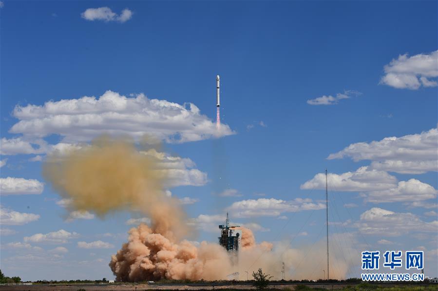 (社会)高分九号03星发射成功 搭载发射皮星三号A星、和德五号卫星