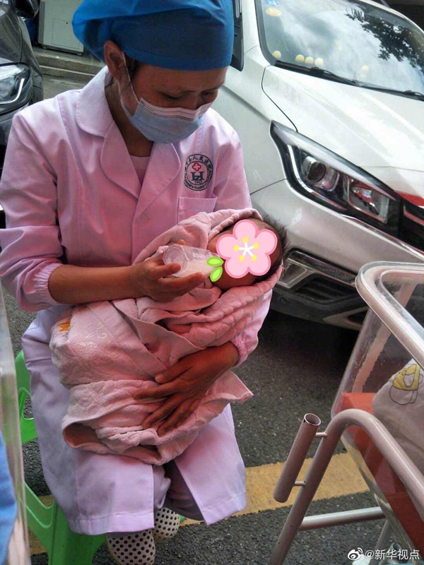 贵州省毕节市赫章县发生4.5级地震 医护人员逆行守护新生儿