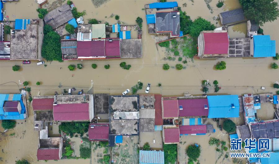 （防汛抗洪）（1）安徽六安固镇镇遭受严重洪涝灾害