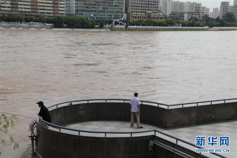 （防汛抗洪·图文互动）（2）黄河发生第2号洪水 黄河兰州段部分设施被淹