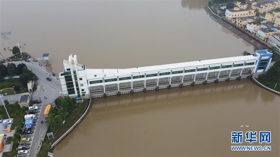 (防汛抗洪)(4)淮河王家坝闸关闸