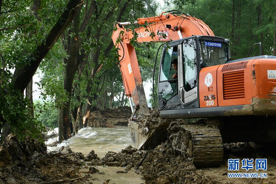 （防汛抗洪）（2）安徽肥西蒋口河联圩蓄水分洪