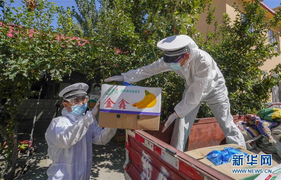 （聚焦疫情防控）（7）乌鲁木齐：守护疫情防控绿色通道