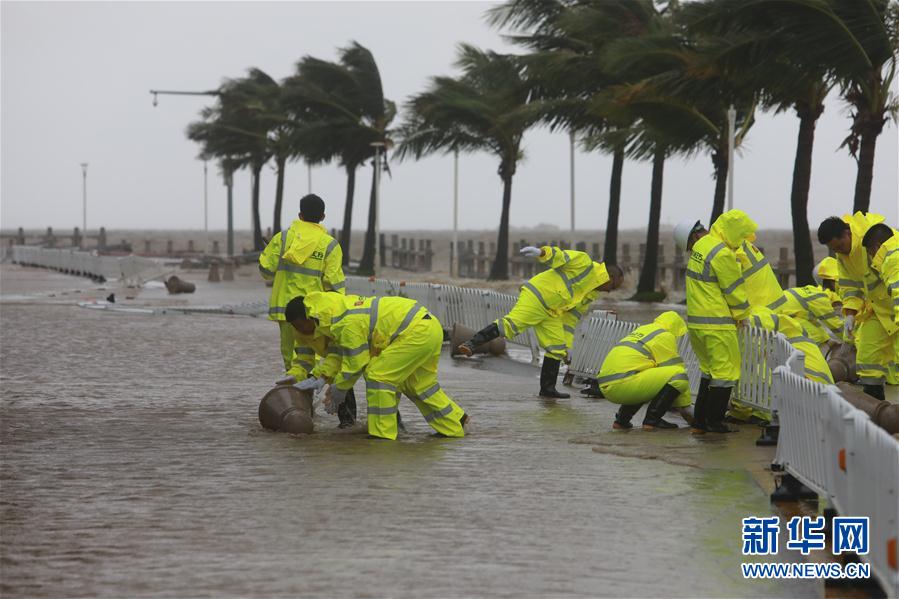 (社会)(1)台风“海高斯”登陆广东珠海