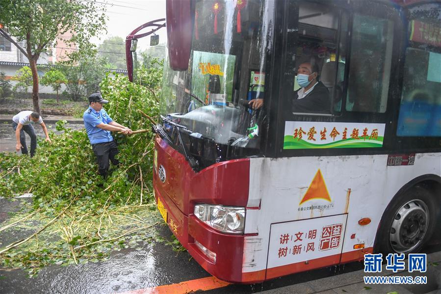 （環境）（6）受颱風“美莎克”影響 吉林發布暴雨橙色預警信號