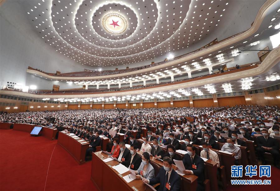 （两会·政协开幕·XHDW）（12）全国政协十三届三次会议在京开幕