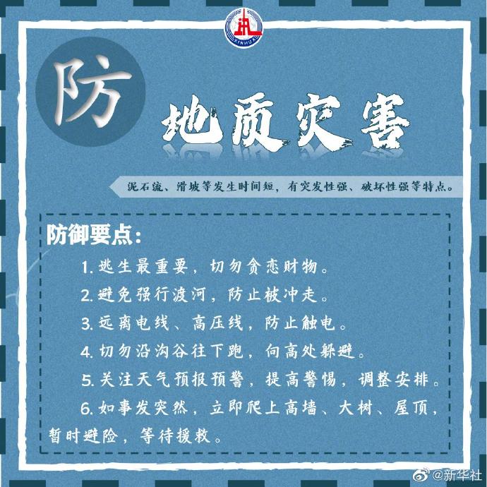 划重点!暴雨过后警惕次生灾害