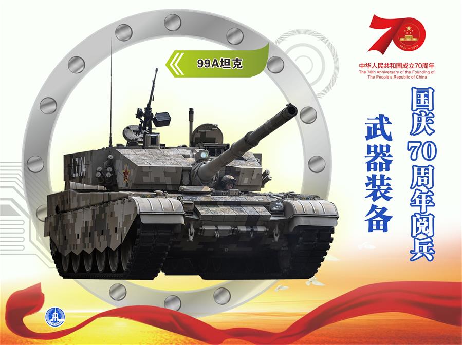 （图表）[国庆70周年]国庆70周年阅兵——武器装备（99A坦克）