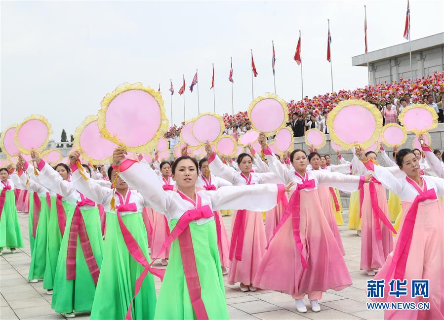 （XHDW）（4）朝鲜民众热烈欢迎习近平