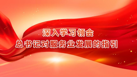 深入学习领会总书记对服务业发展的指引 
