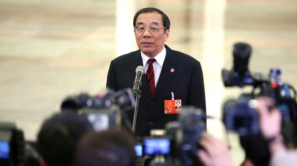 监察部部长杨晓渡在&ldquo;部长通道&rdquo;接受采访