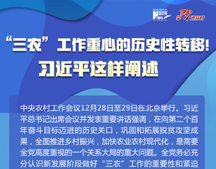 &ldquo;三农&rdquo;工作重心的历史性转移！习近平这样阐述