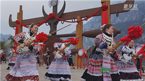 新华社独家视频丨看苗族乡亲载歌载舞多欢乐！
