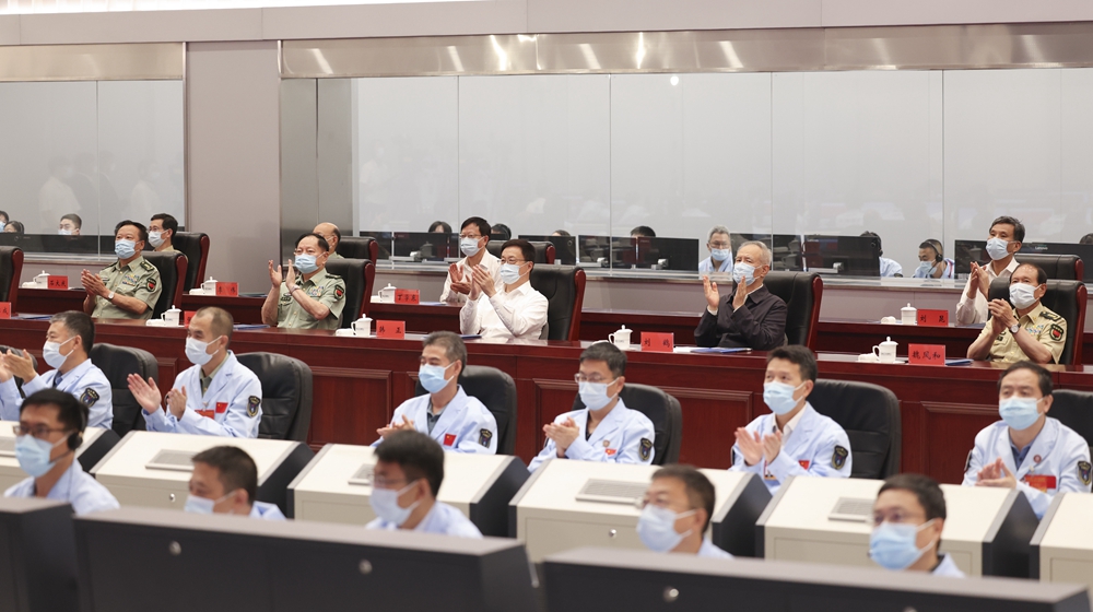 中国空间站问天实验舱发射任务取得圆满成功 韩正在北京观看发射实况