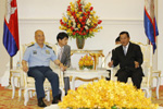 柬埔寨首相洪森会见许其亮