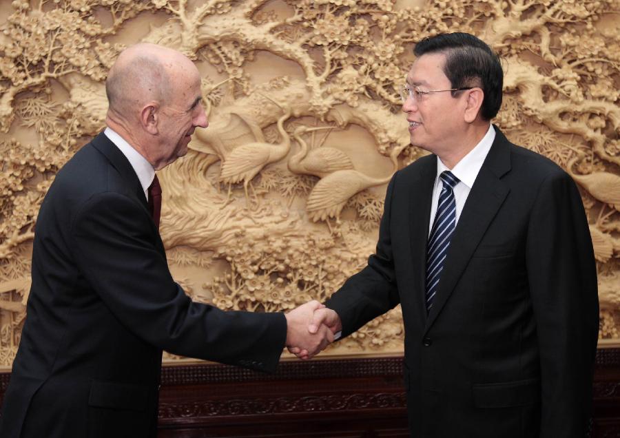 张德江会见欧洲宇航防务集团首席执行官