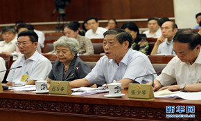 十二届全国人大常委会第十次会议分组审议现场