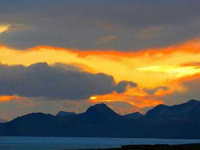 雪域高原的黄昏