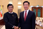 李源潮与缅甸副总统吴年吞举行会谈