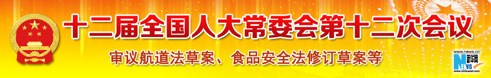 十二届全国人大常委会第十二次会议
