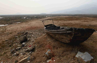 我国最大淡水湖鄱阳湖已逼近极枯水期