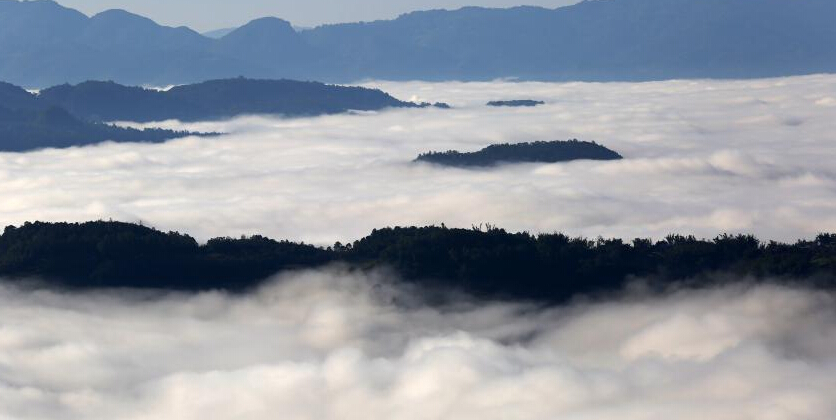 云贵高原云海“醉”人
