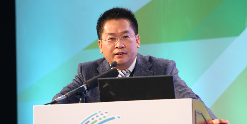 中央编办蔡书巧在发言