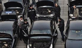 北京：全国两会用车“体检” 检测现场禁烟分级检四次