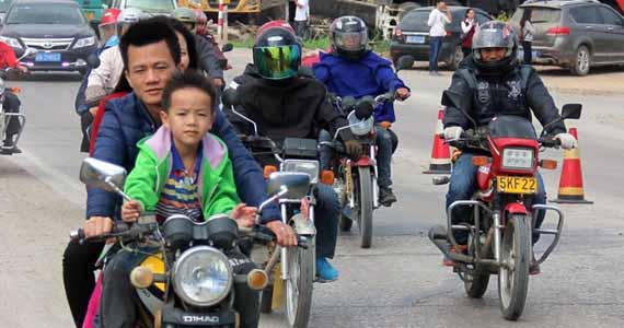 广西&ldquo;铁骑大军&rdquo;节后启程返城务工