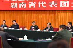 刘云山参加湖南代表团审议